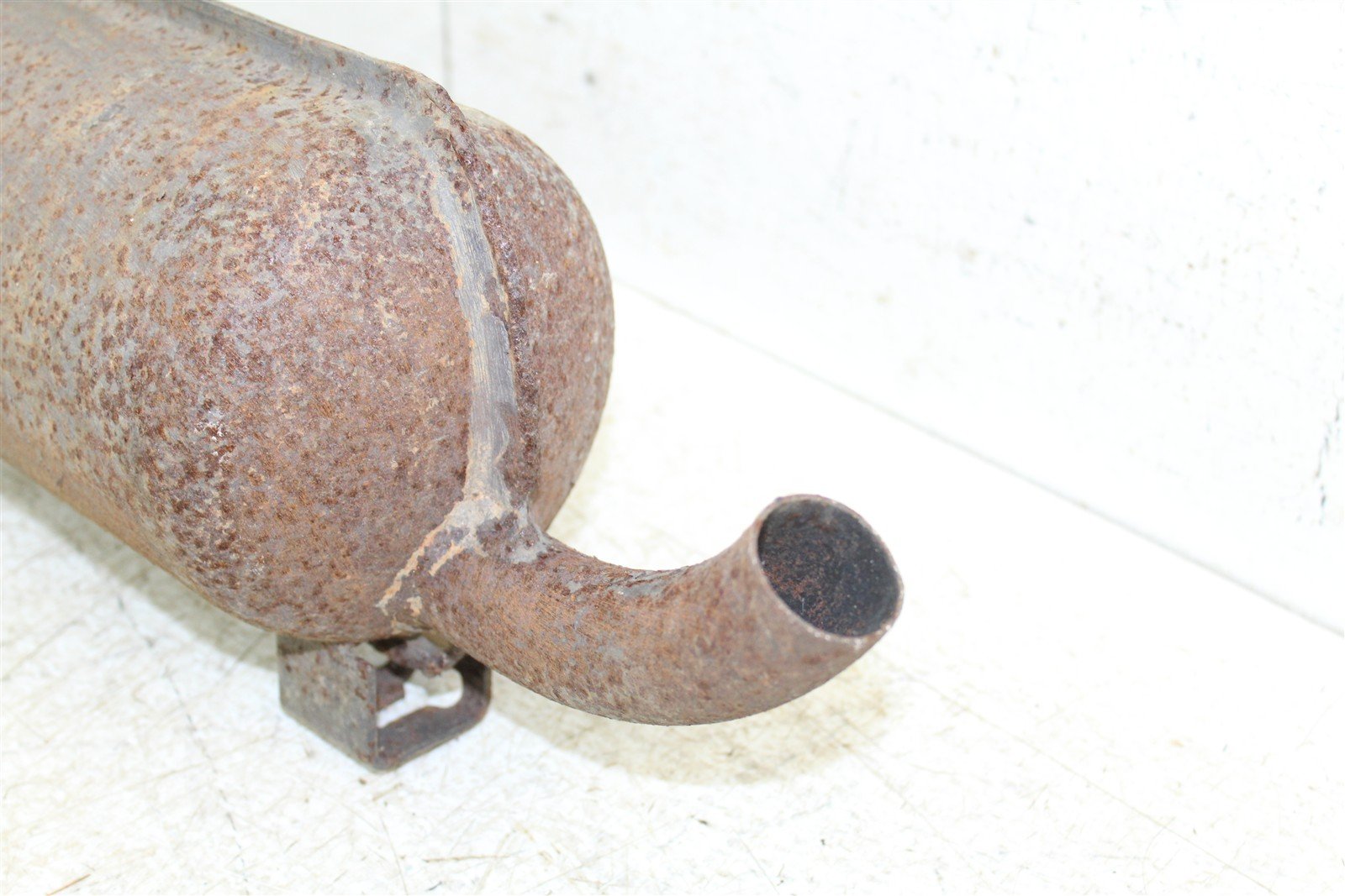 1990 Polaris Trail Boss 250 4x4 Exhaust Head Pipe Silencer Muffler 34141