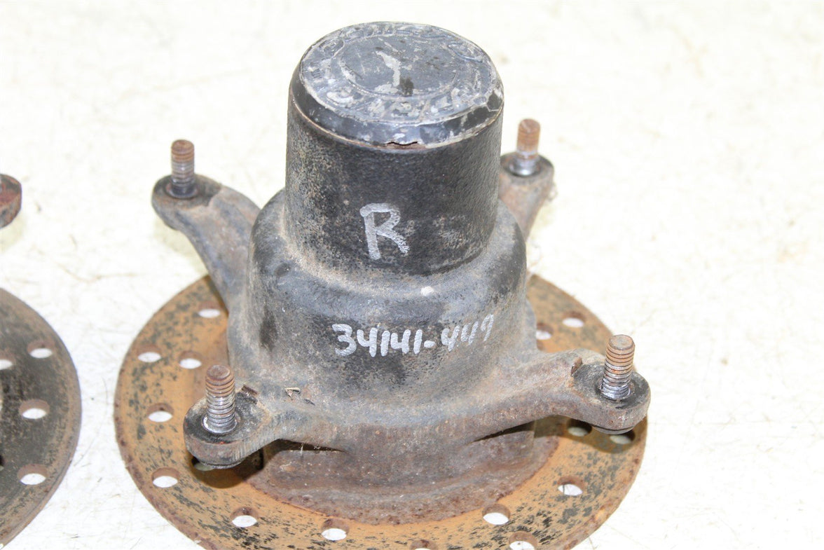 1990 Polaris Trail Boss 250 4x4 Front Hubs Brake Rotors 34141