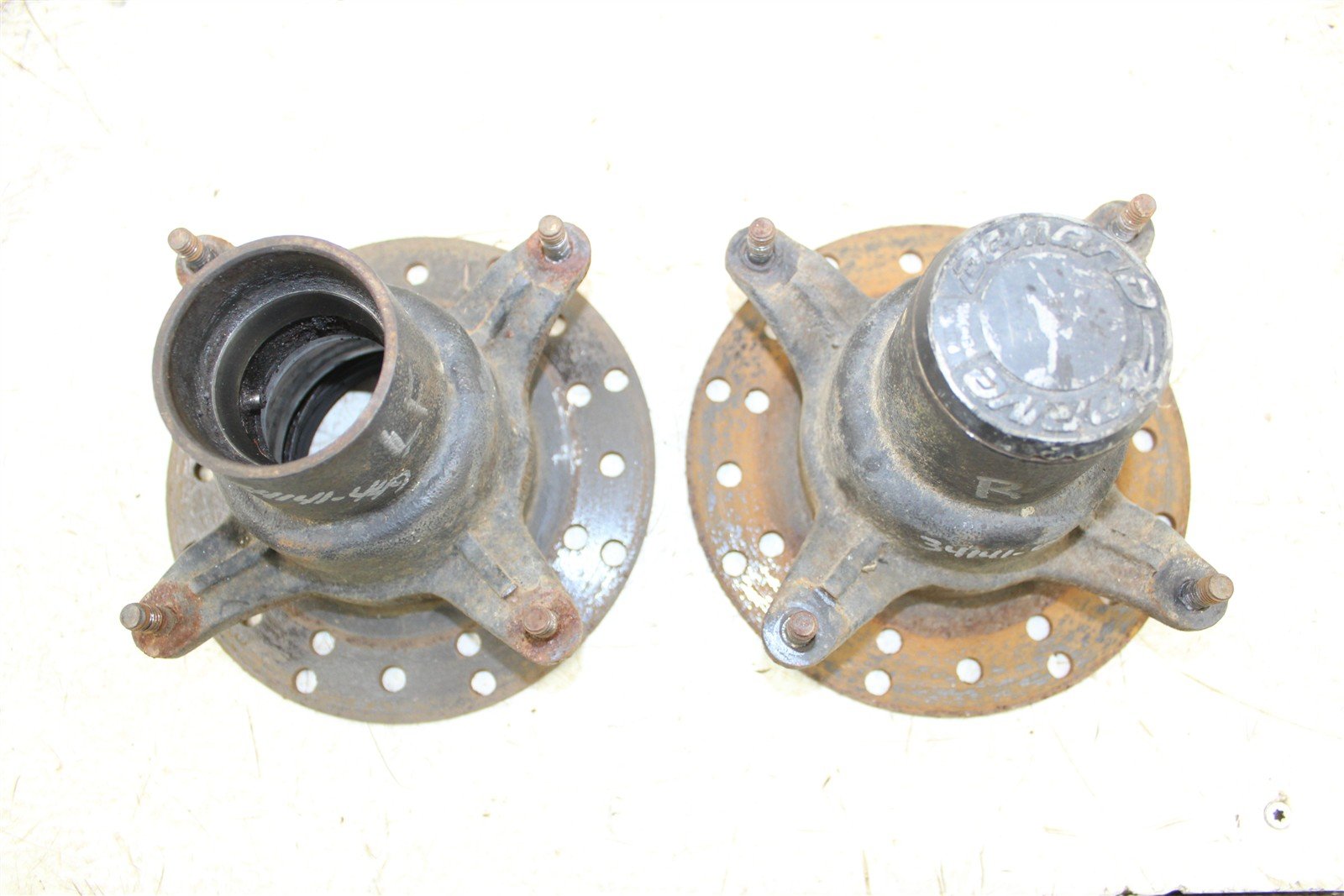 1990 Polaris Trail Boss 250 4x4 Front Hubs Brake Rotors 34141