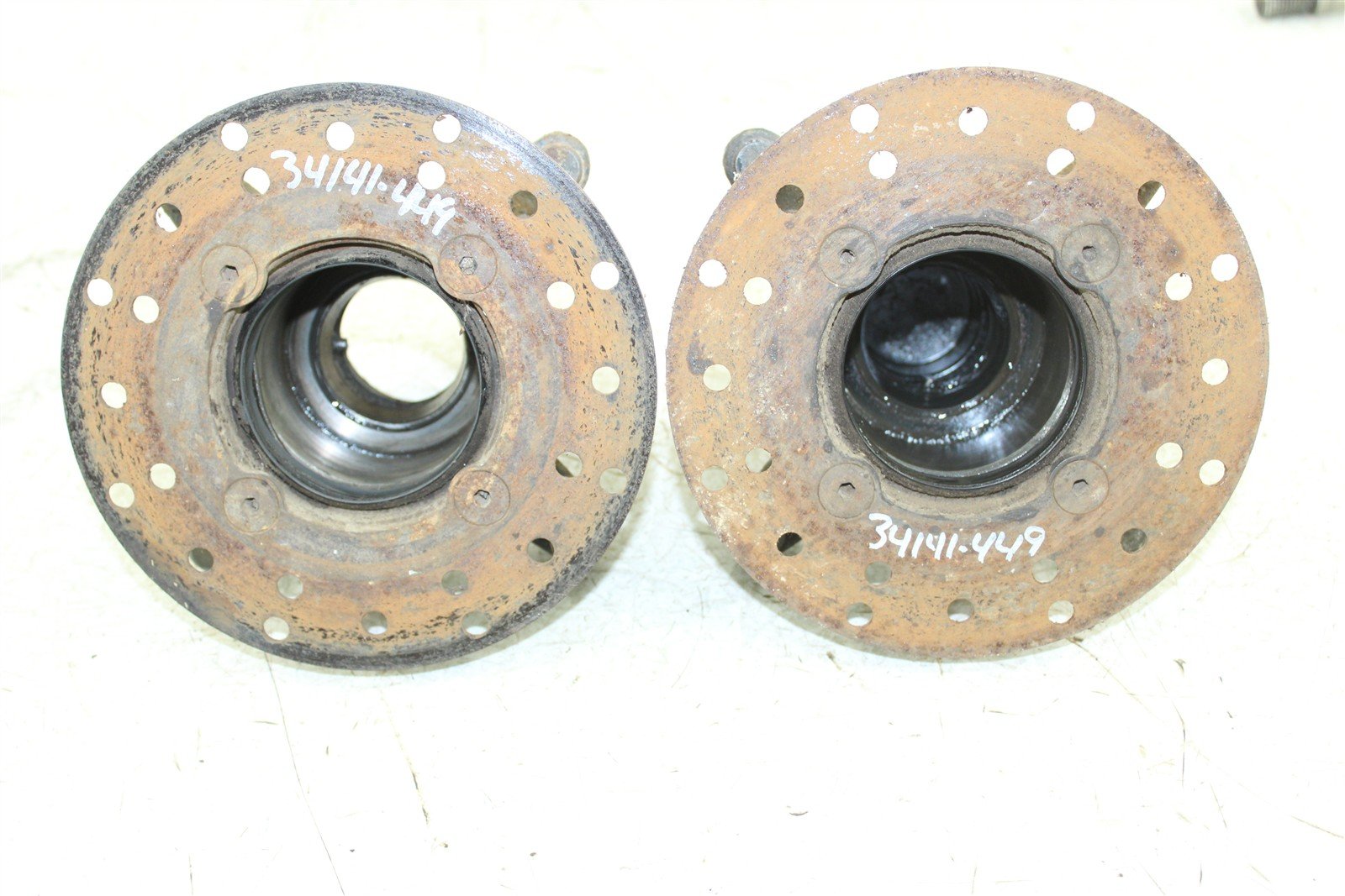 1990 Polaris Trail Boss 250 4x4 Front Hubs Brake Rotors 34141