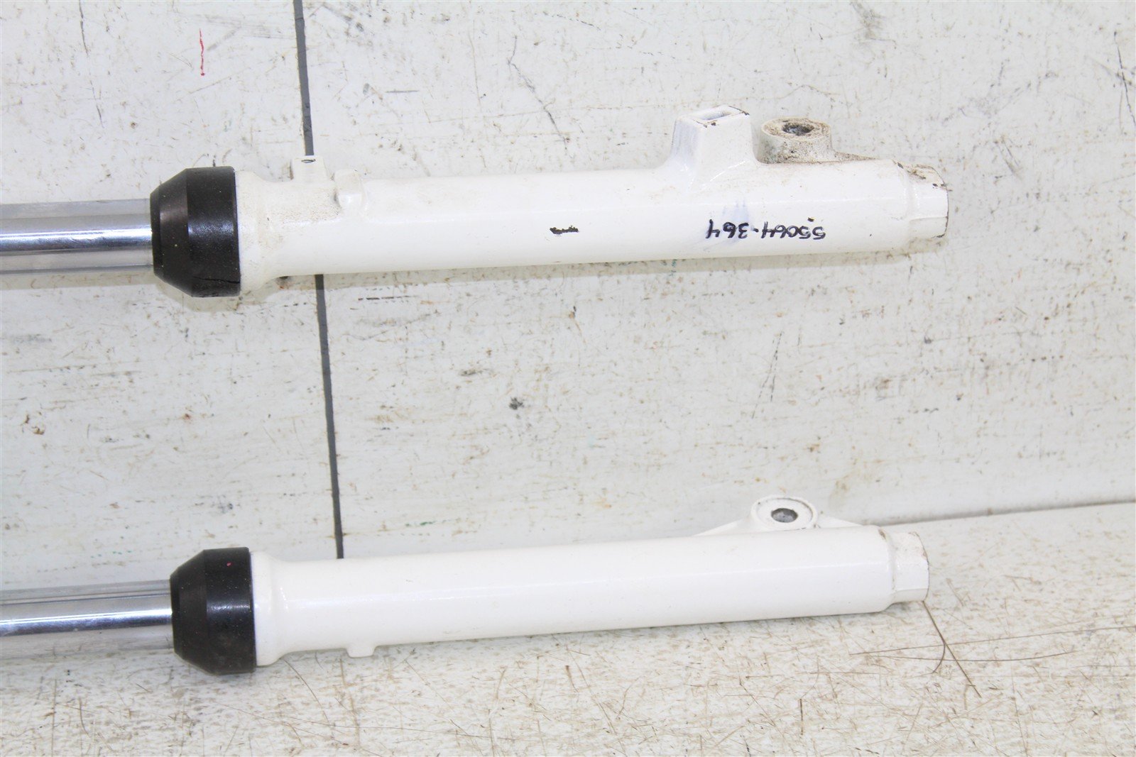 1993 Yamaha PW 80 Fork Tubes Front Suspension Triple Clamps 55064