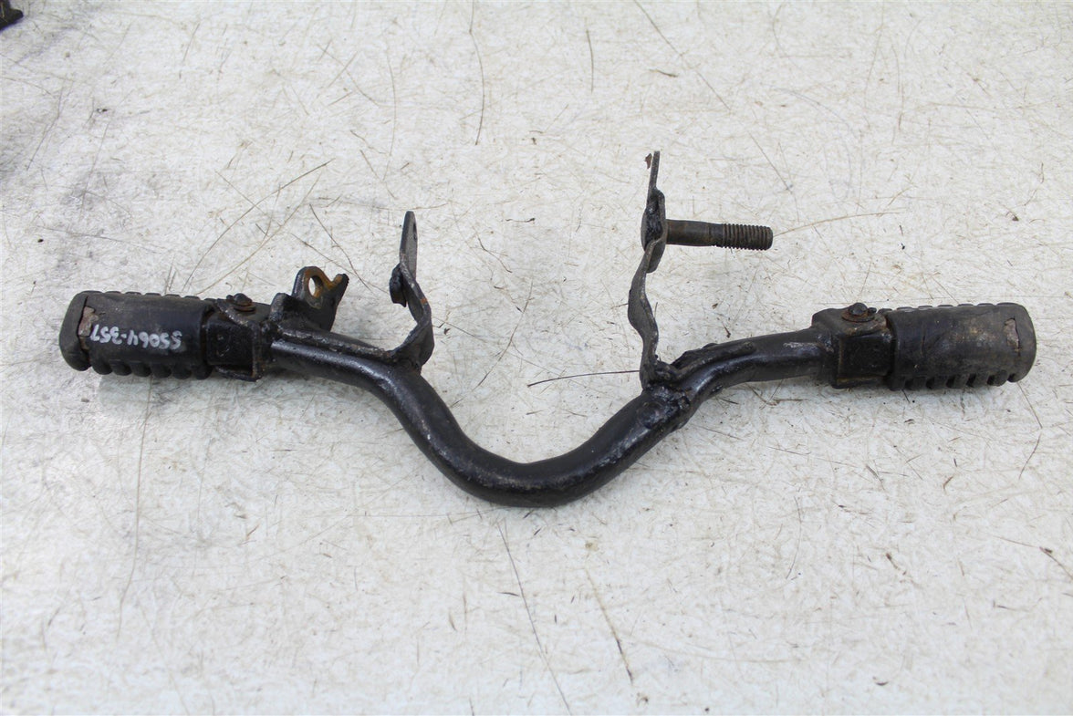 1993 Yamaha PW 80 Foot Pegs Set Hardware Springs Rests 55064