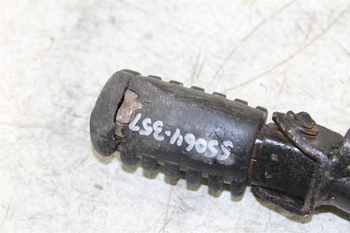 1993 Yamaha PW 80 Foot Pegs Set Hardware Springs Rests 55064