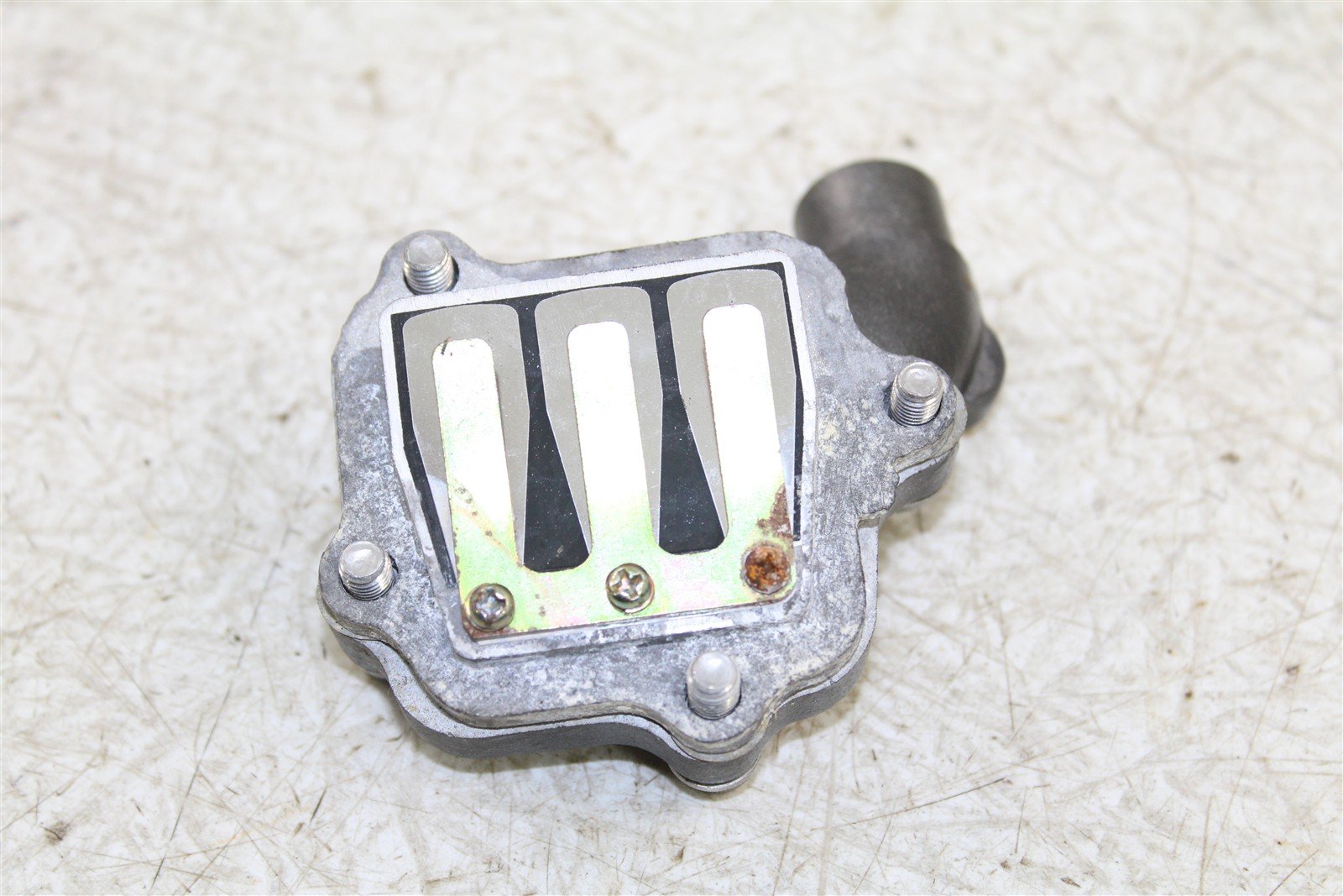 1993 Yamaha PW 80 Reed Cage Block w/ Intake Manifold 55064