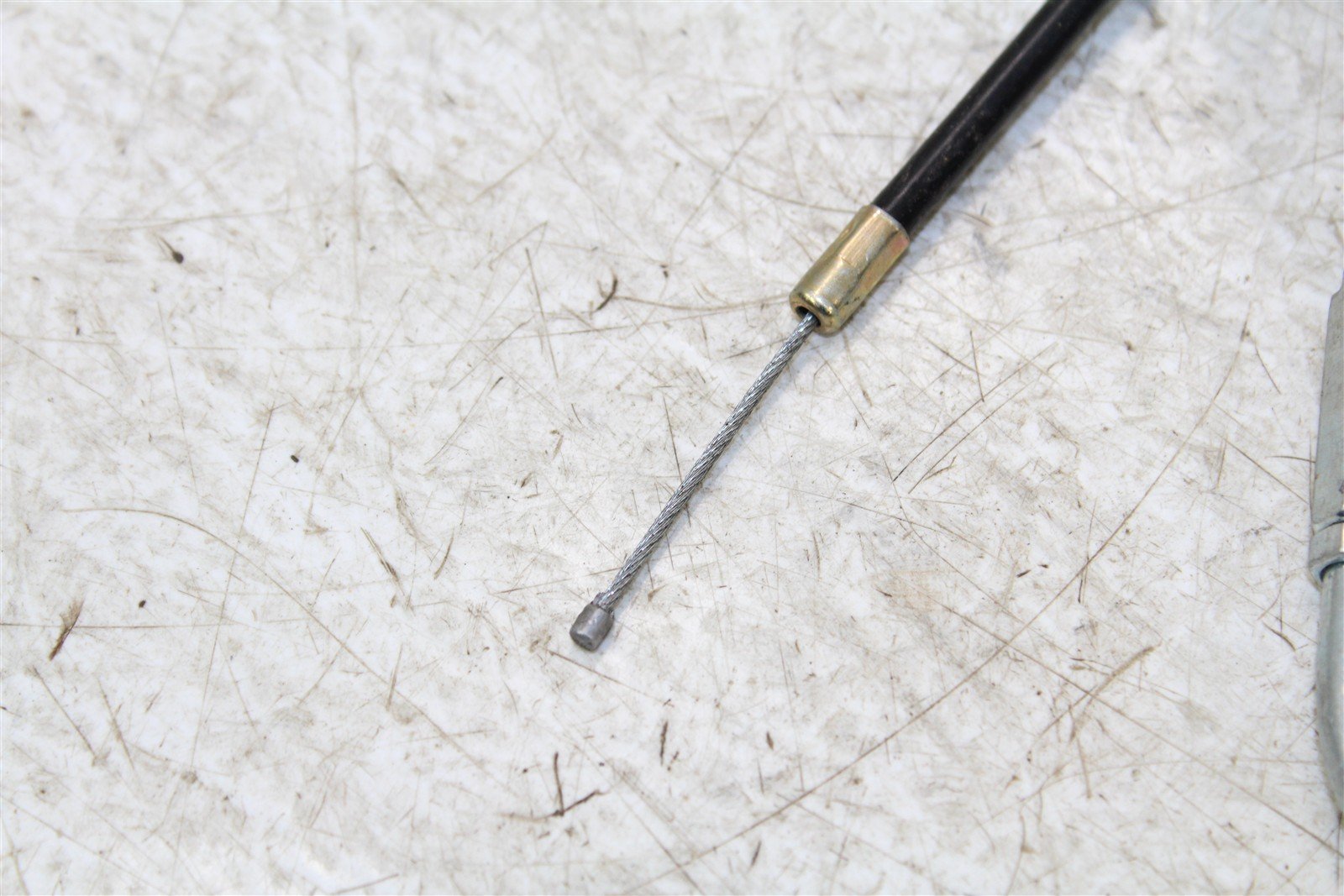 1993 Yamaha PW 80 Throttle Housing Tube w/ Cable Right Handle Switch 55064