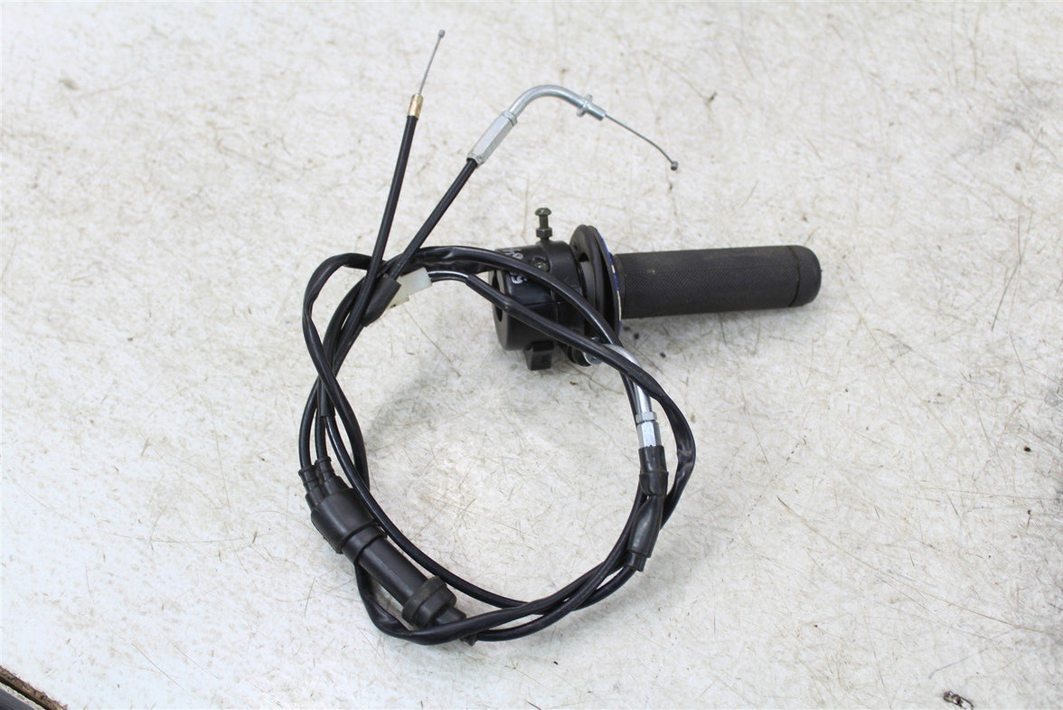 1993 Yamaha PW 80 Throttle Housing Tube w/ Cable Right Handle Switch 55064