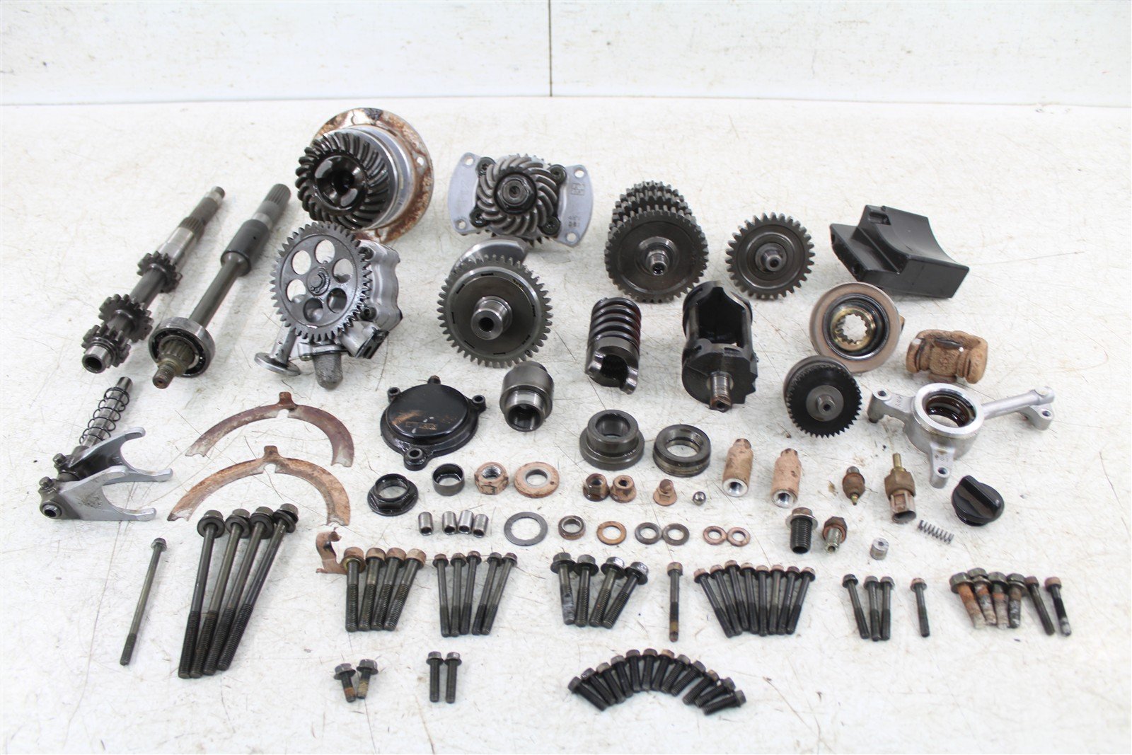 1999 Yamaha Grizzly 600 4x4 Transmission Gears Shift Shaft Forks Drum 50107