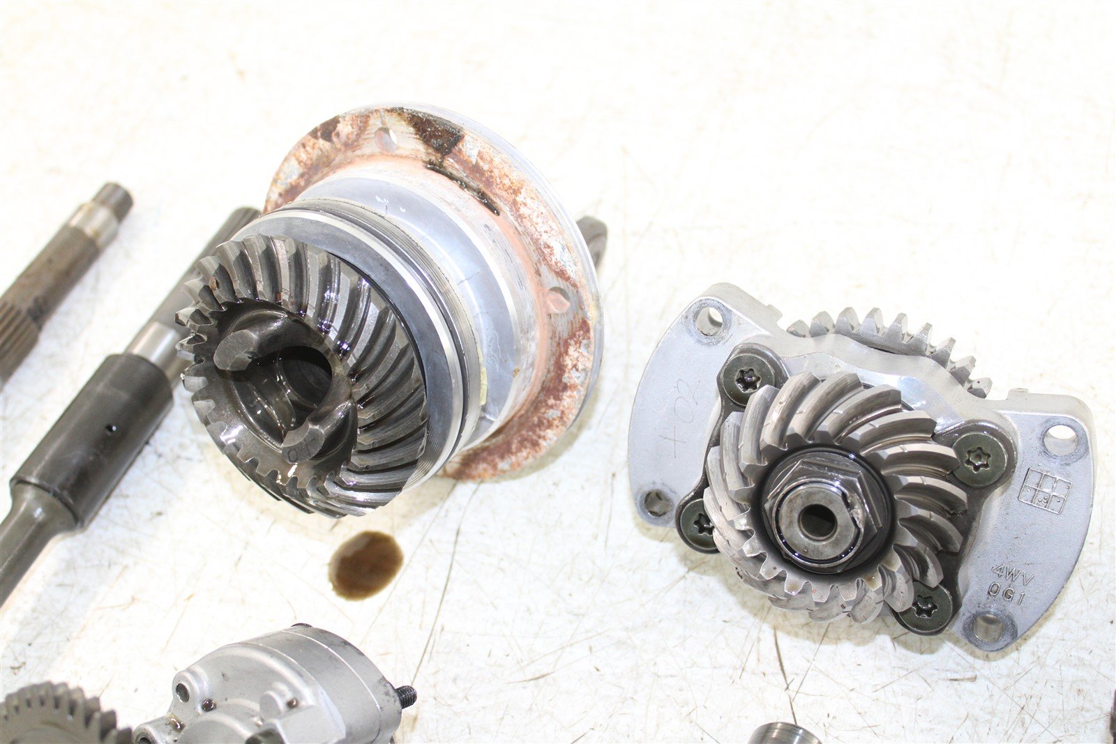1999 Yamaha Grizzly 600 4x4 Transmission Gears Shift Shaft Forks Drum 50107
