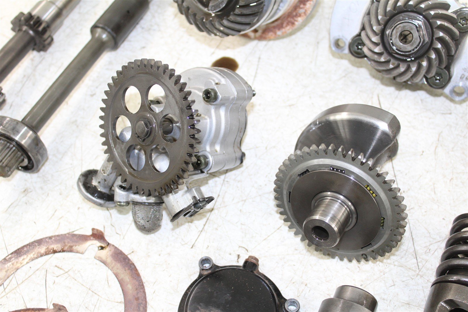 1999 Yamaha Grizzly 600 4x4 Transmission Gears Shift Shaft Forks Drum 50107