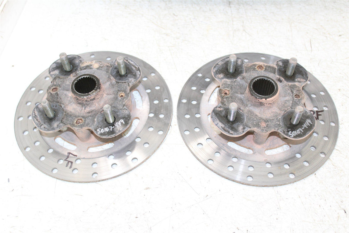 1999 Yamaha Grizzly 600 4x4 Front Hubs Brake Rotors 50107