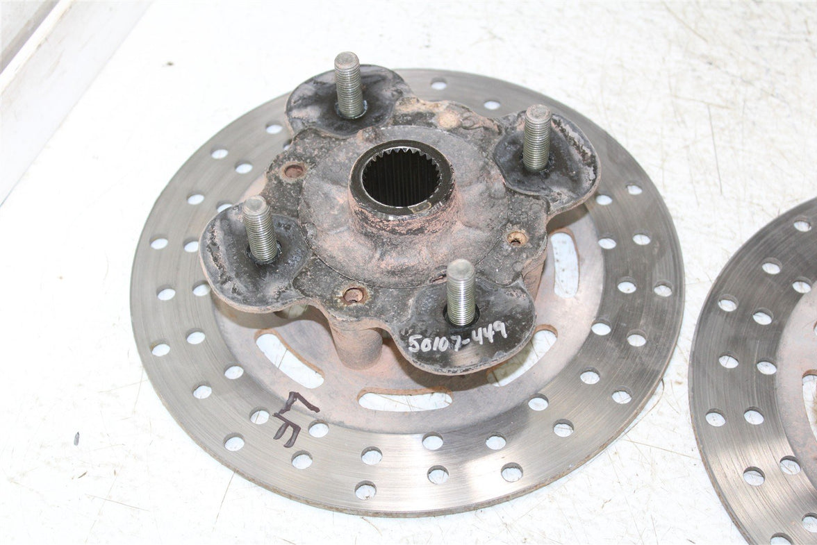 1999 Yamaha Grizzly 600 4x4 Front Hubs Brake Rotors 50107