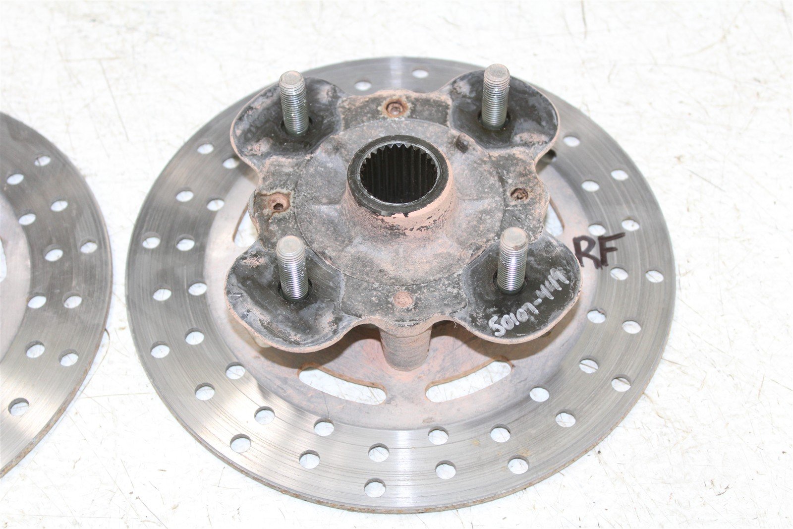 1999 Yamaha Grizzly 600 4x4 Front Hubs Brake Rotors 50107