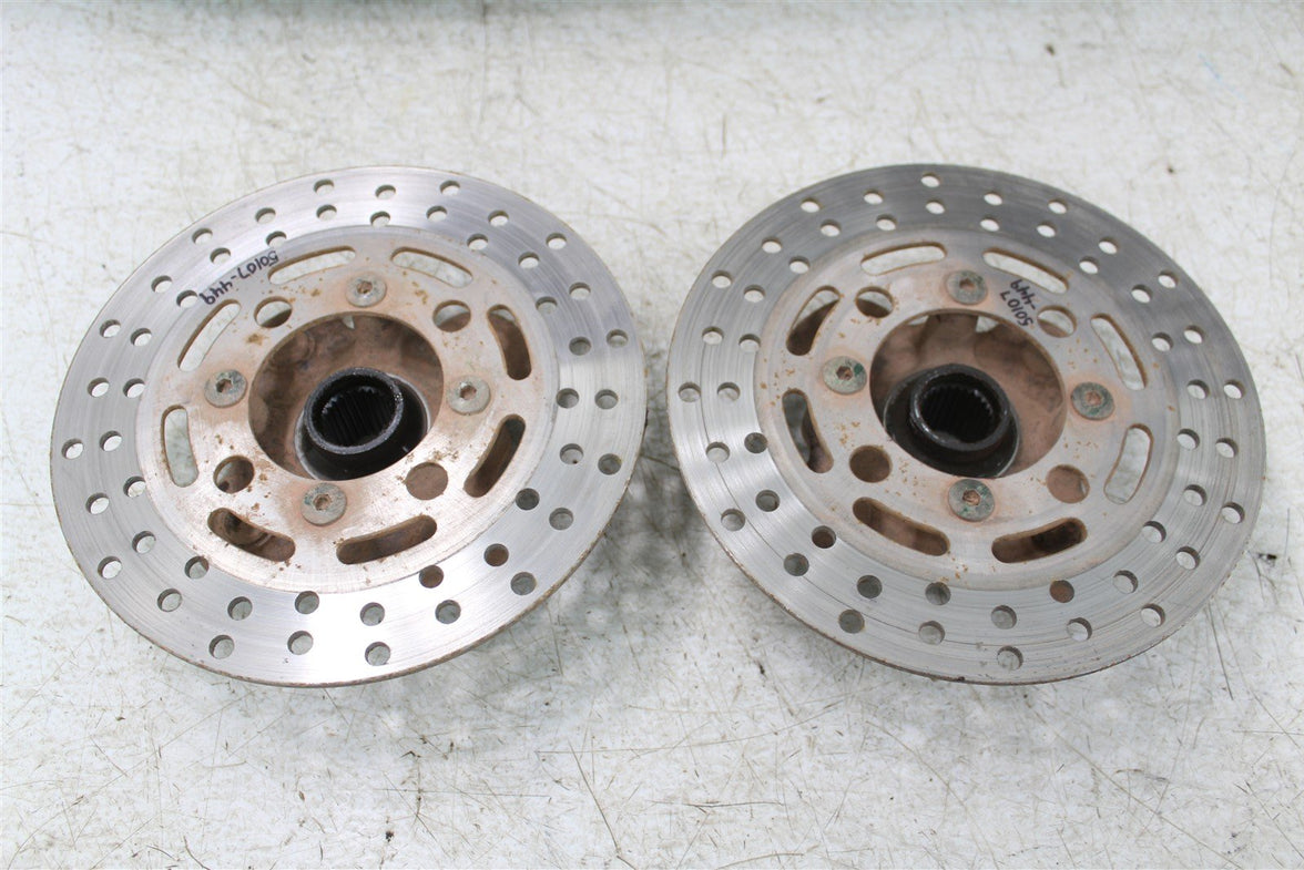 1999 Yamaha Grizzly 600 4x4 Front Hubs Brake Rotors 50107