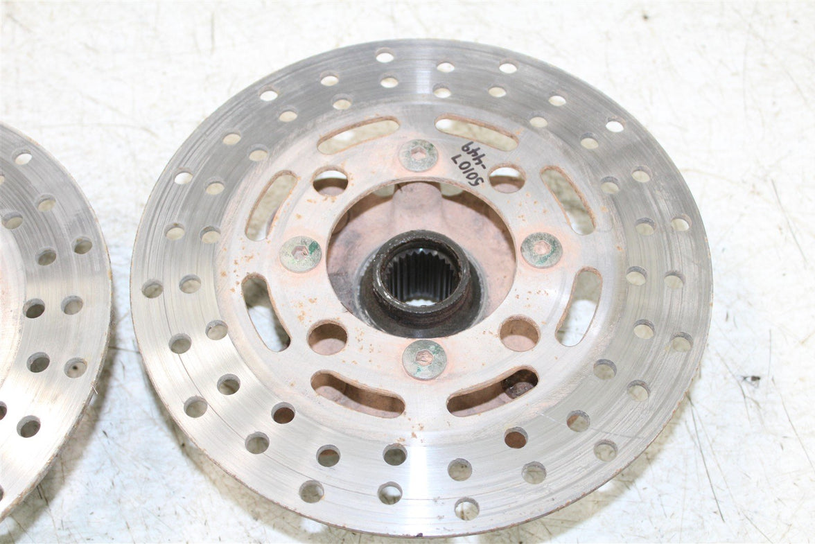1999 Yamaha Grizzly 600 4x4 Front Hubs Brake Rotors 50107