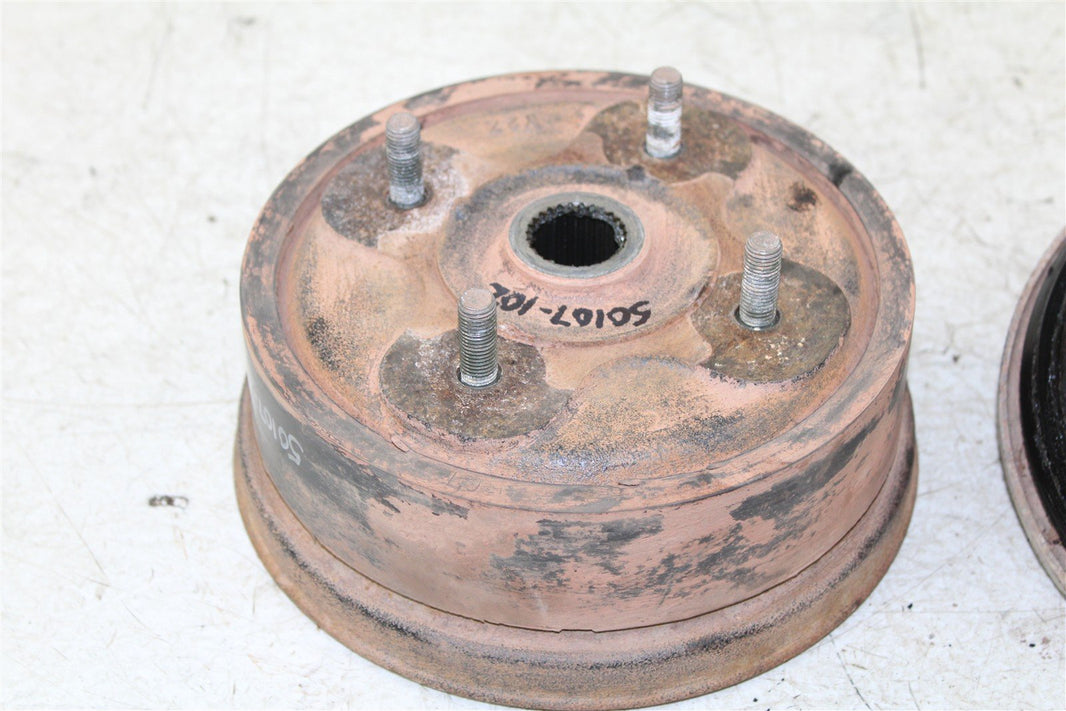 1999 Yamaha Grizzly 600 4x4 Rear Brake Drum Backing Plate Panel Hub 50107