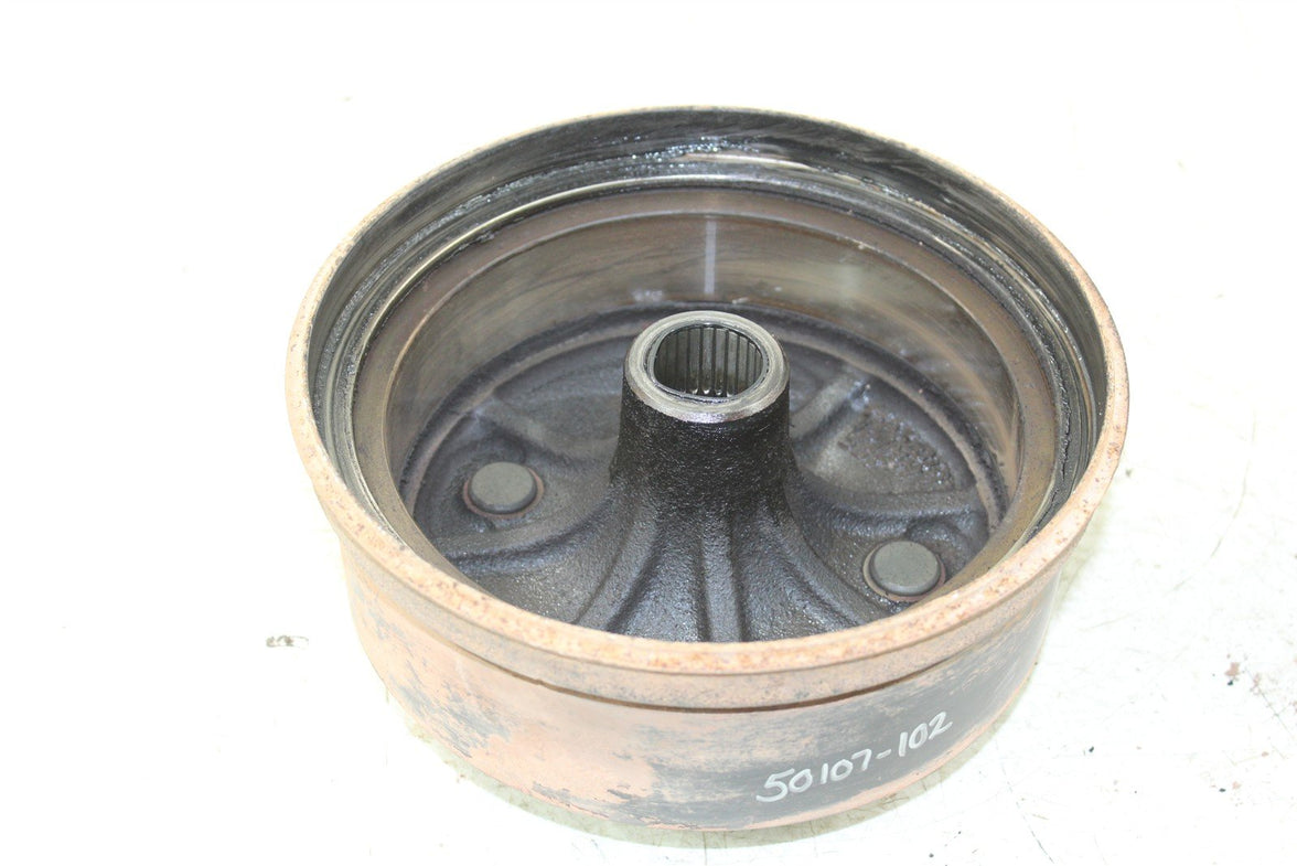 1999 Yamaha Grizzly 600 4x4 Rear Brake Drum Backing Plate Panel Hub 50107
