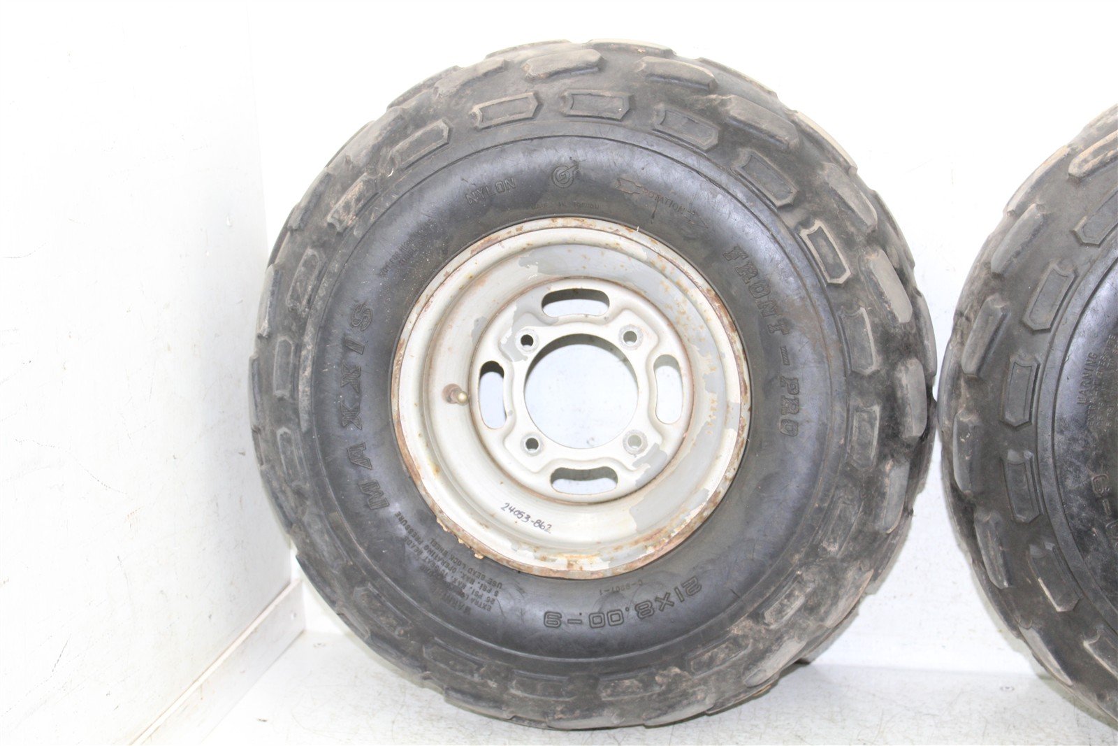 1998 Kawasaki Bayou 220 Front Wheel Set Rims 24053