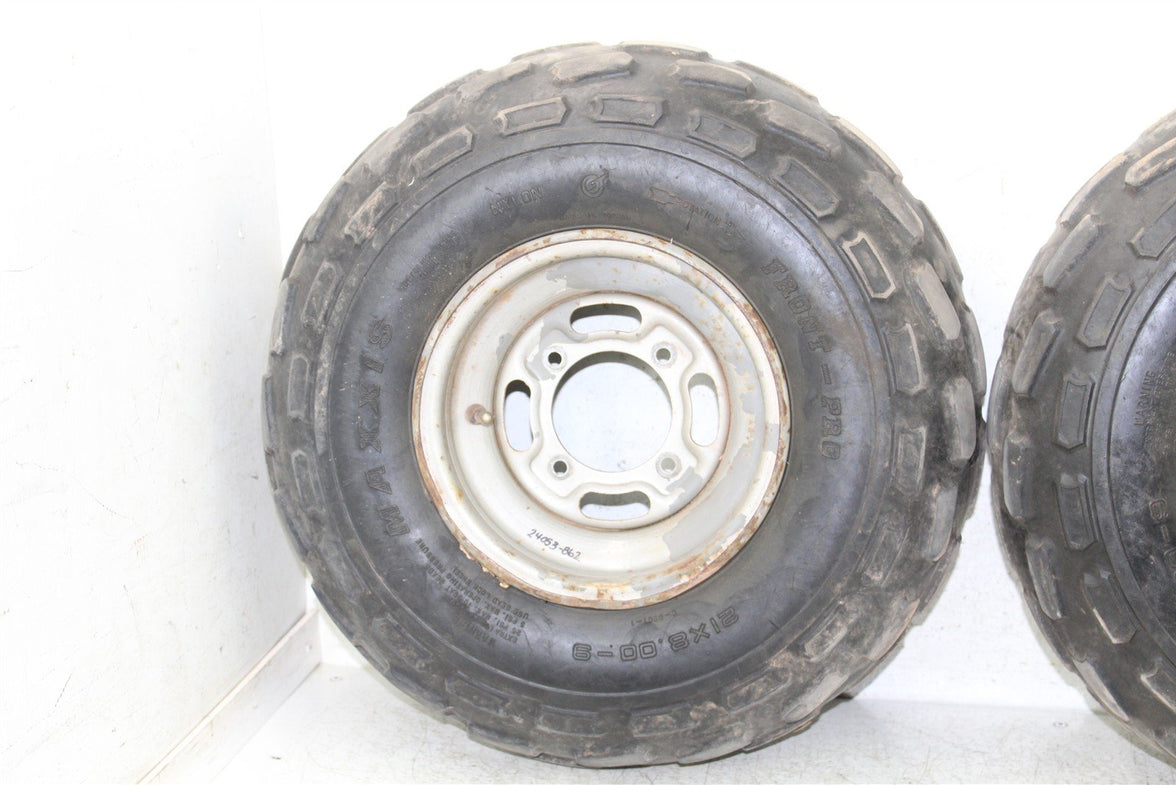 1998 Kawasaki Bayou 220 Front Wheel Set Rims 24053