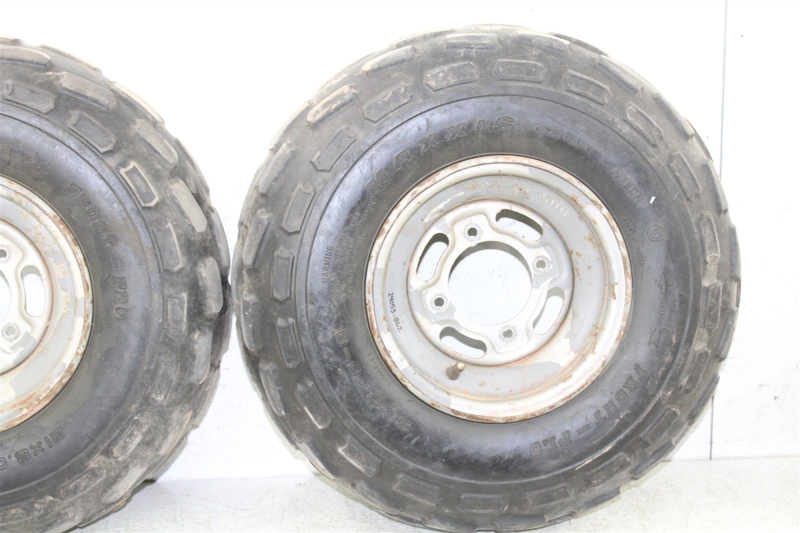1998 Kawasaki Bayou 220 Front Wheel Set Rims 24053