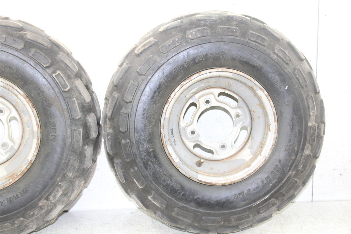 1998 Kawasaki Bayou 220 Front Wheel Set Rims 24053