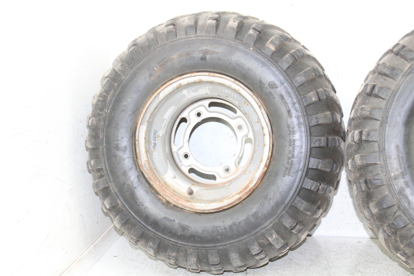 1998 Kawasaki Bayou 220 Rear Wheel Set Rims 24053