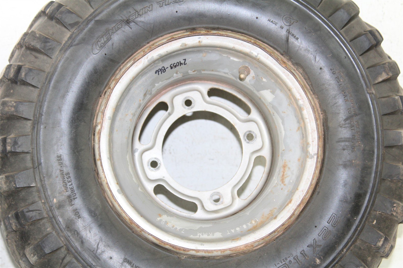 1998 Kawasaki Bayou 220 Rear Wheel Set Rims 24053