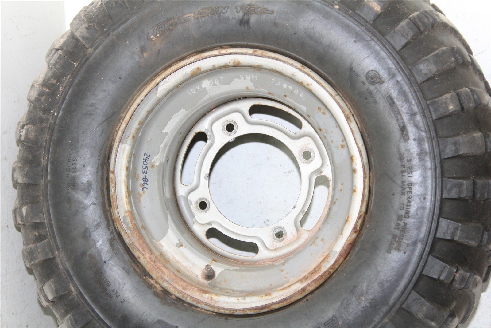 1998 Kawasaki Bayou 220 Rear Wheel Set Rims 24053