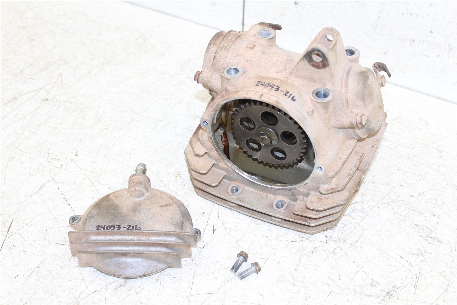 1998 Kawasaki Bayou 220 Cylinder Head Valve Cover w/ Camshaft Cam 24053