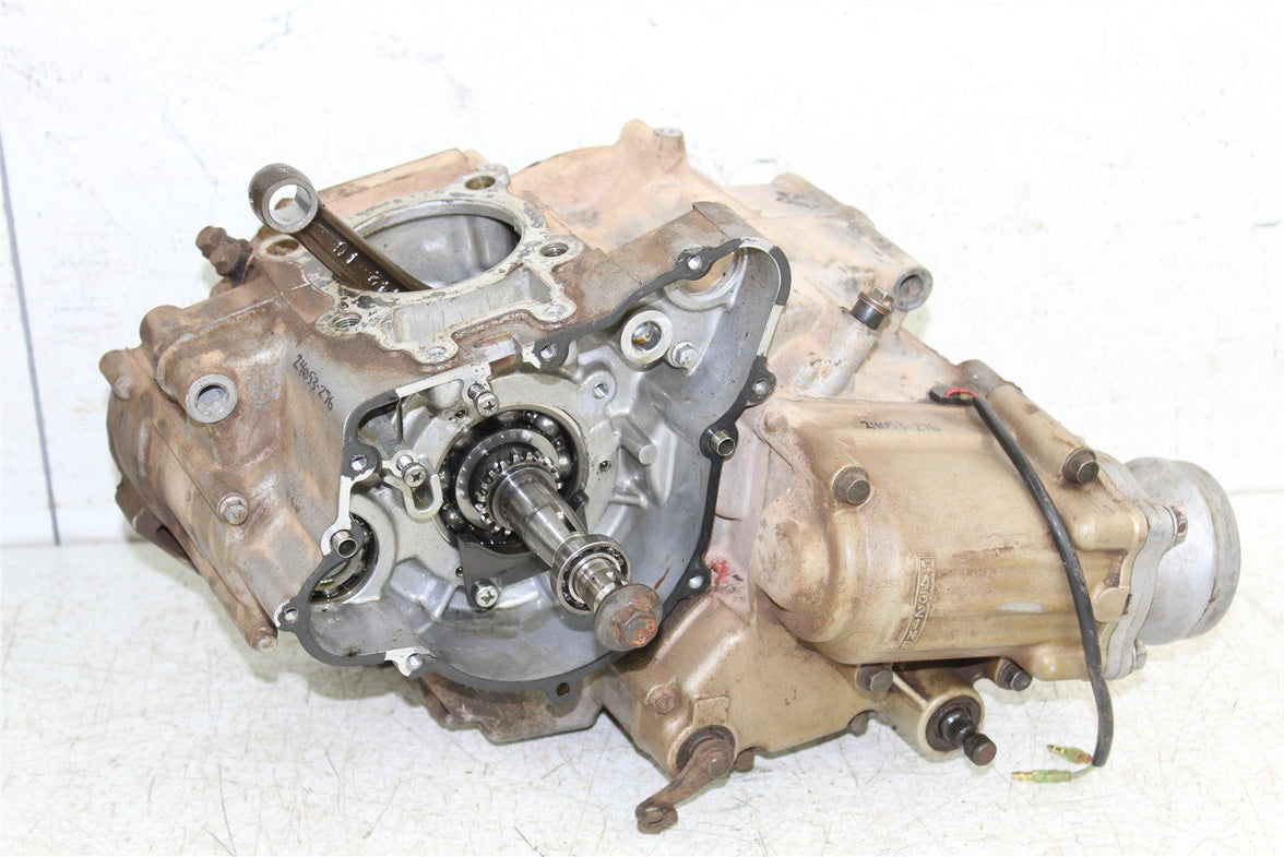 1998 Kawasaki Bayou 220 Engine Bottom Lower End Cases Crankshaft 24053