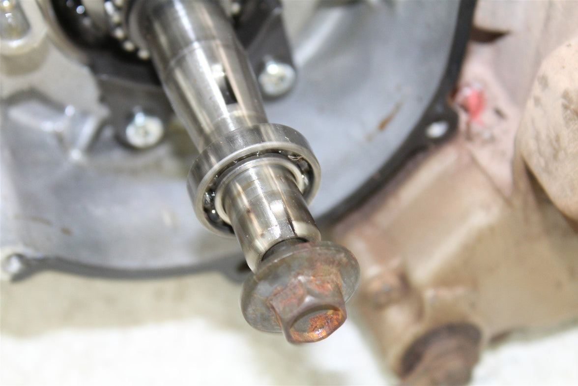 1998 Kawasaki Bayou 220 Engine Bottom Lower End Cases Crankshaft 24053