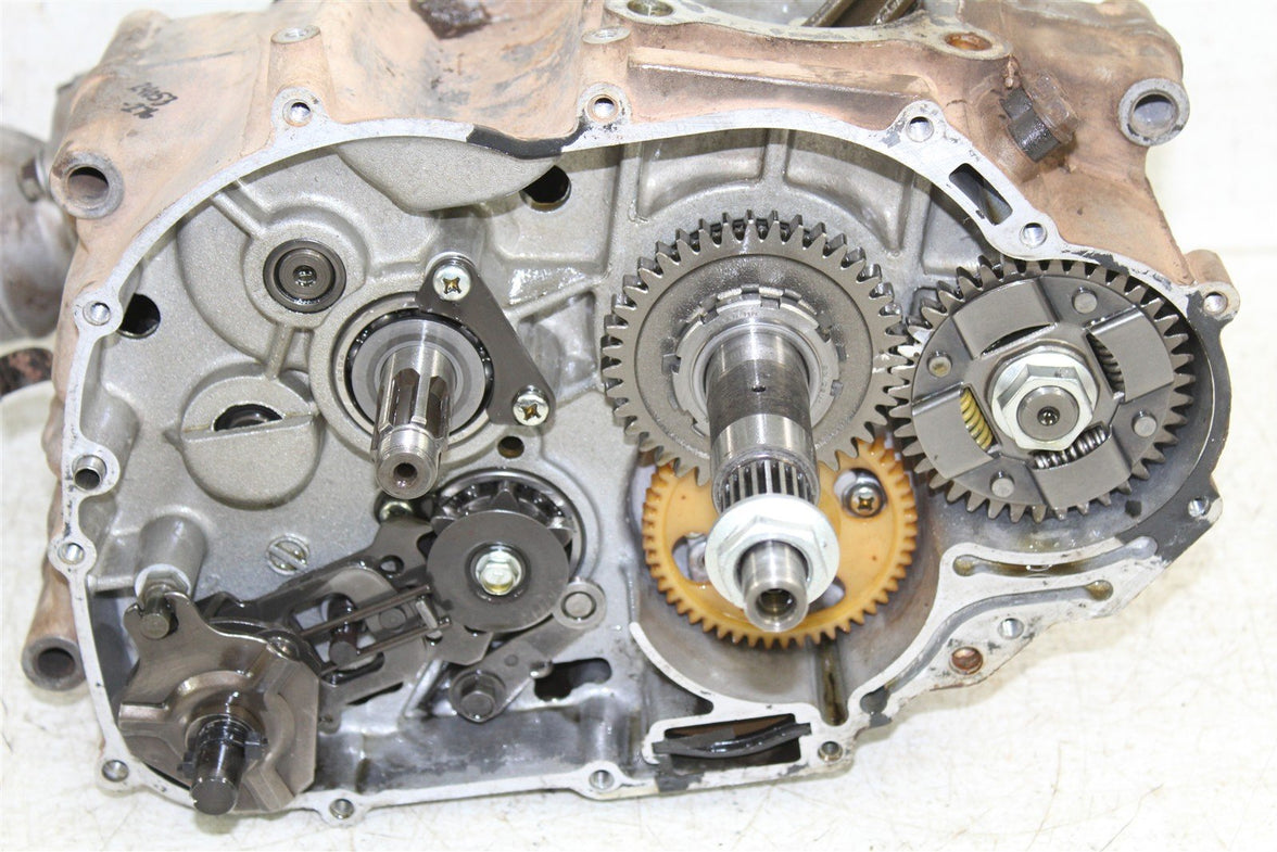 1998 Kawasaki Bayou 220 Engine Bottom Lower End Cases Crankshaft 24053