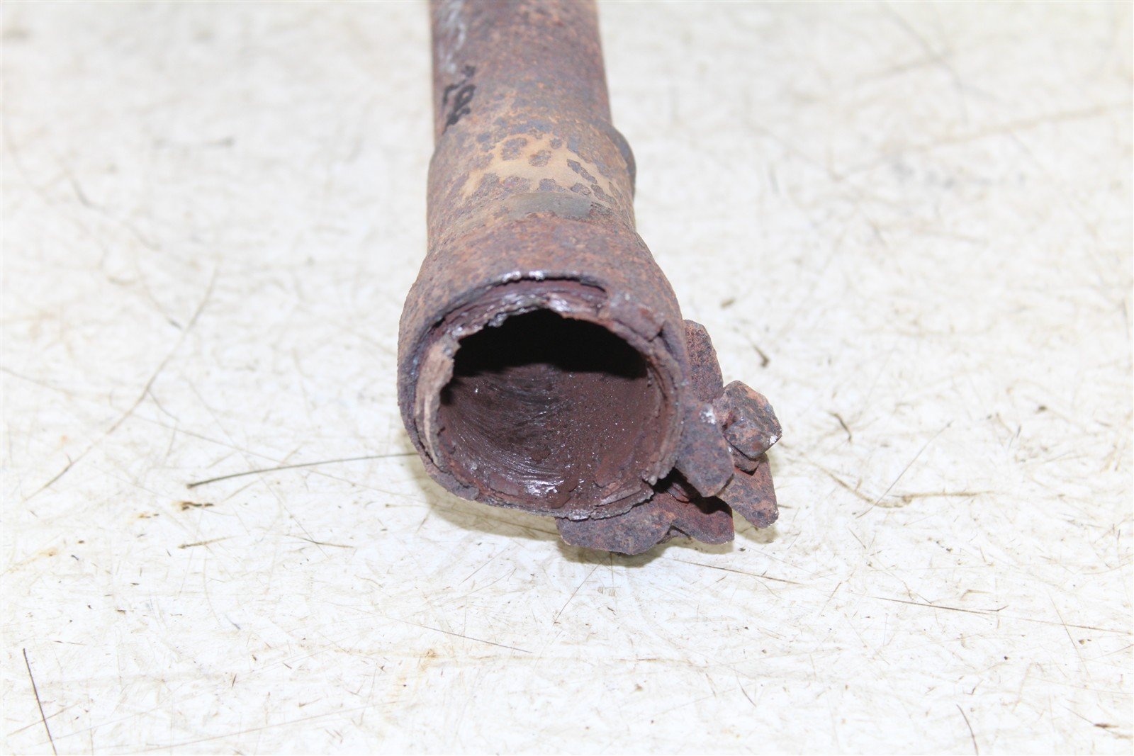 1998 Kawasaki Bayou 220 Exhaust Head Pipe Silencer Muffler 24053