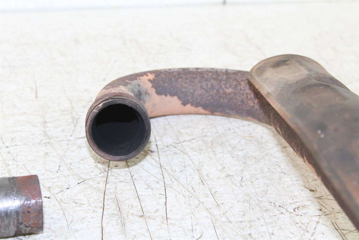 1998 Kawasaki Bayou 220 Exhaust Head Pipe Silencer Muffler 24053