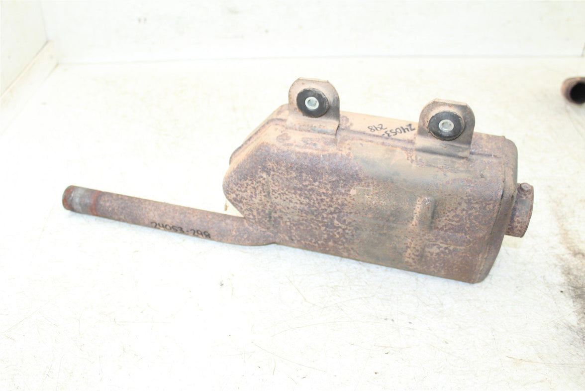 1998 Kawasaki Bayou 220 Exhaust Head Pipe Silencer Muffler 24053