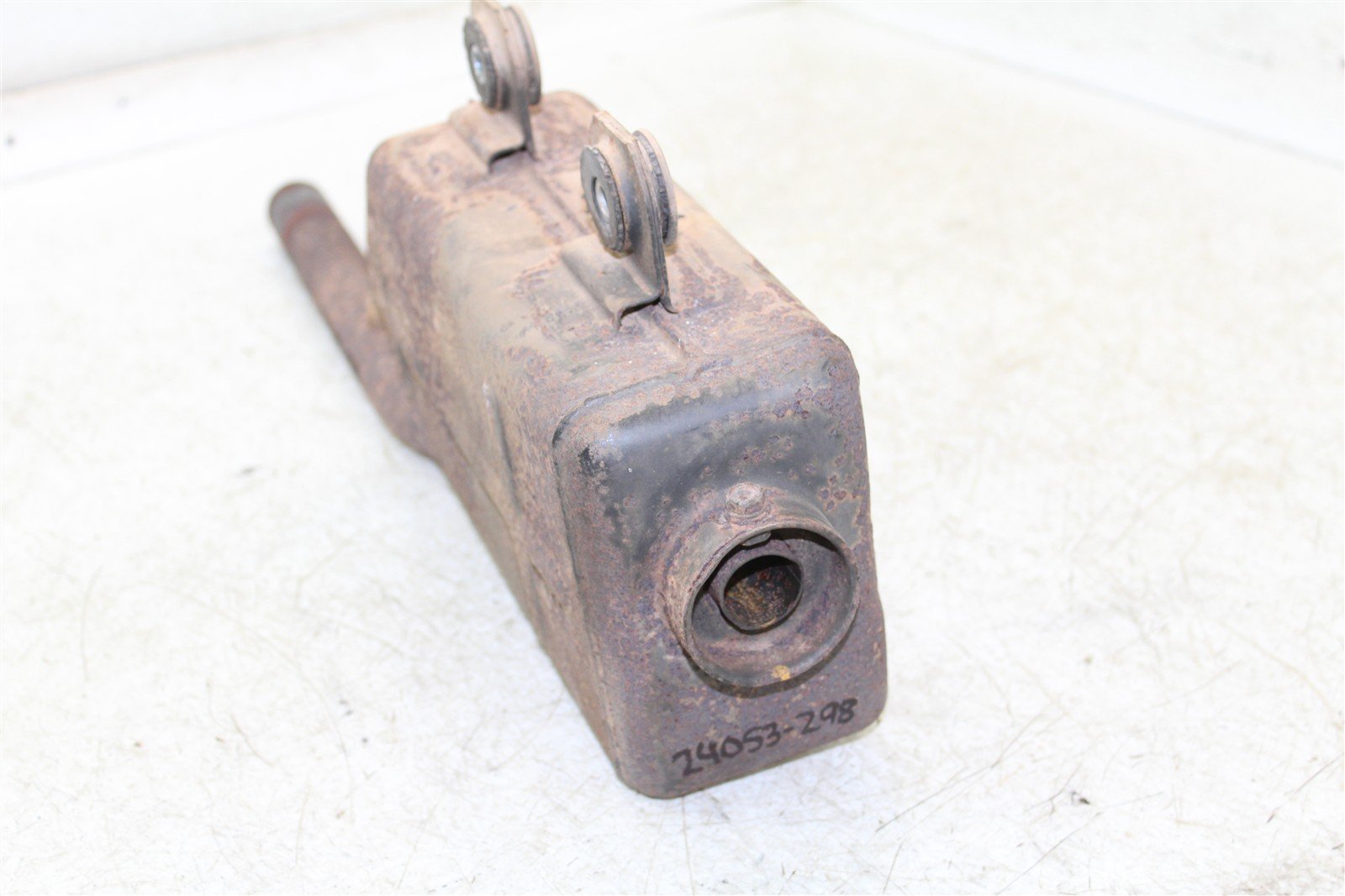 1998 Kawasaki Bayou 220 Exhaust Head Pipe Silencer Muffler 24053