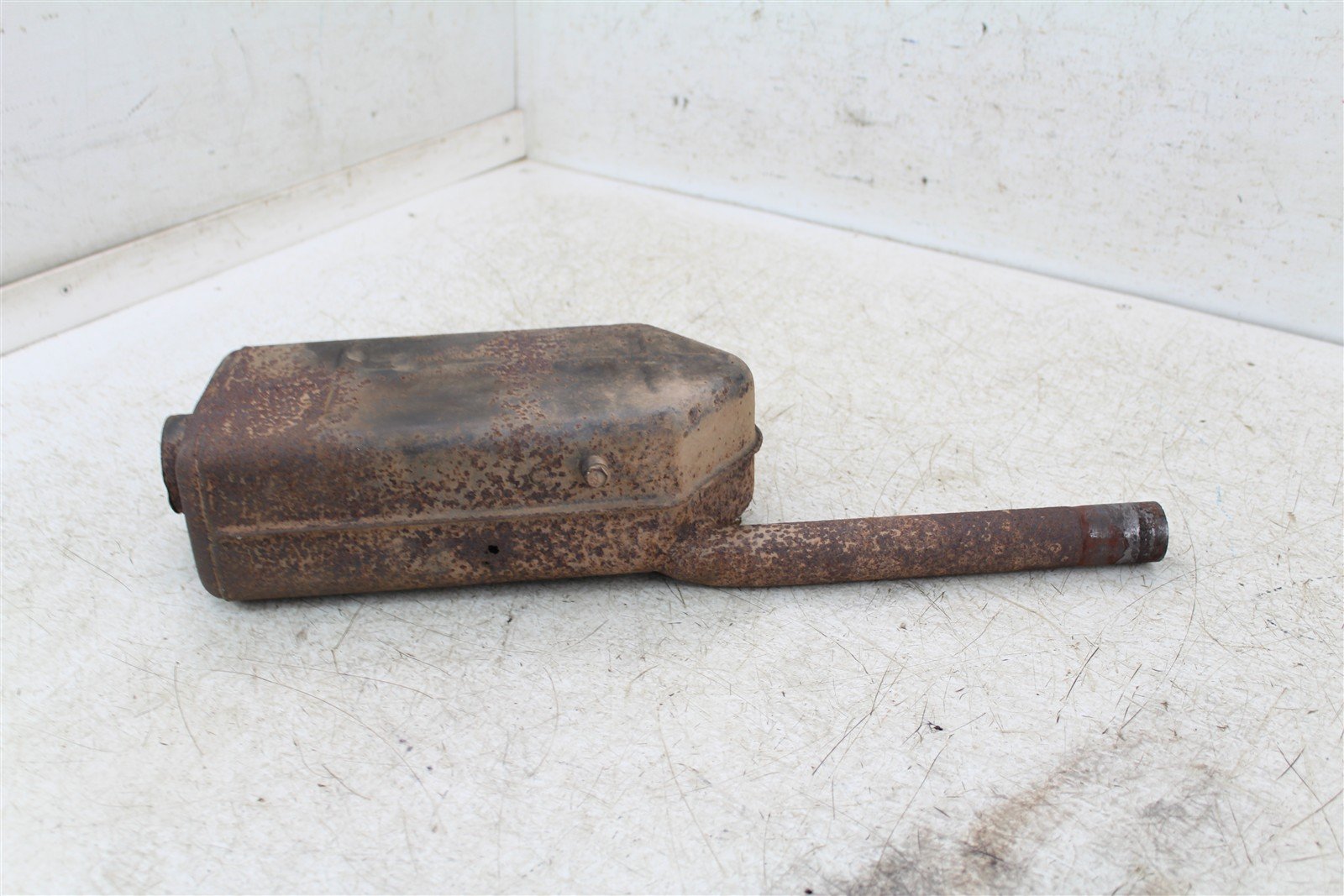 1998 Kawasaki Bayou 220 Exhaust Head Pipe Silencer Muffler 24053