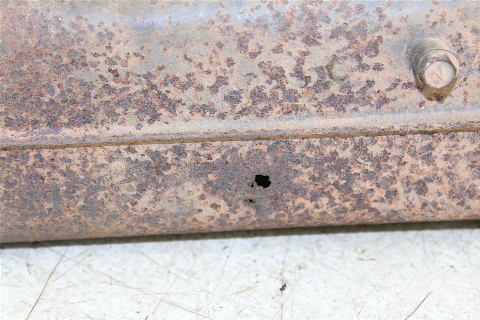 1998 Kawasaki Bayou 220 Exhaust Head Pipe Silencer Muffler 24053