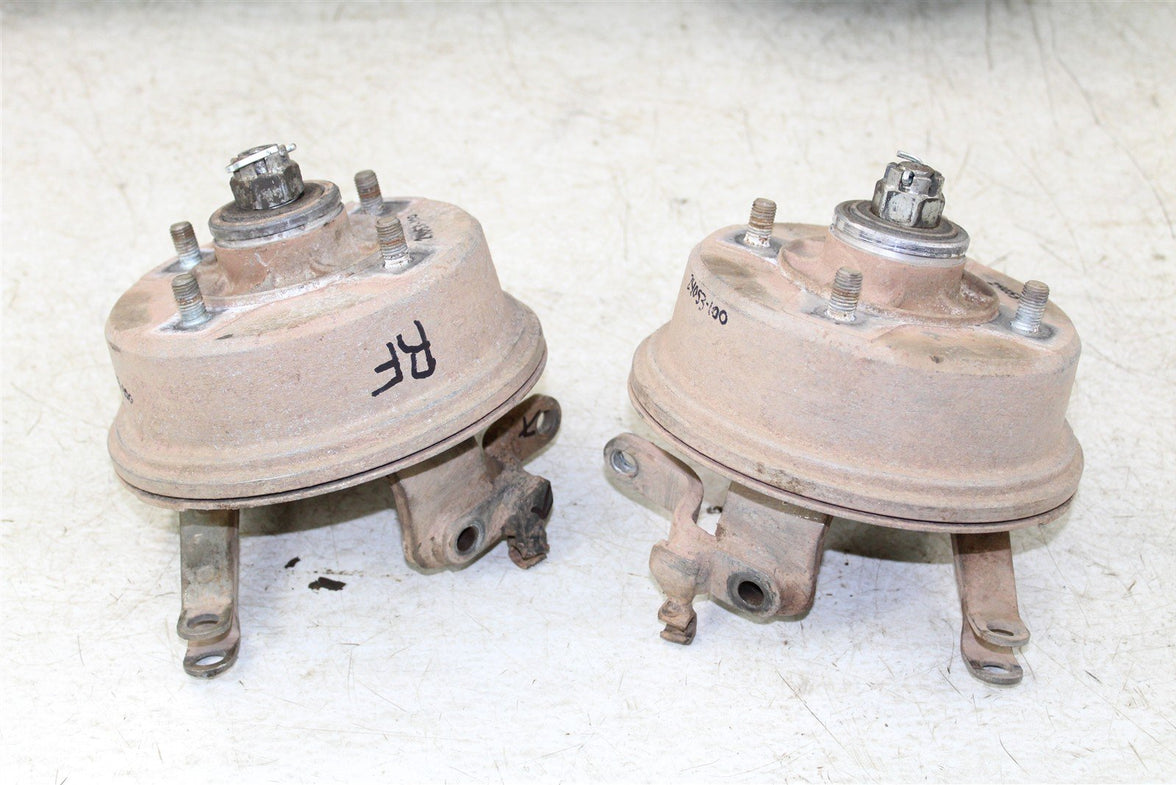 1998 Kawasaki Bayou 220 Front Brake Drums Backing Plate Panel Hub Spindle 24053