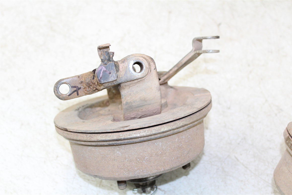 1998 Kawasaki Bayou 220 Front Brake Drums Backing Plate Panel Hub Spindle 24053