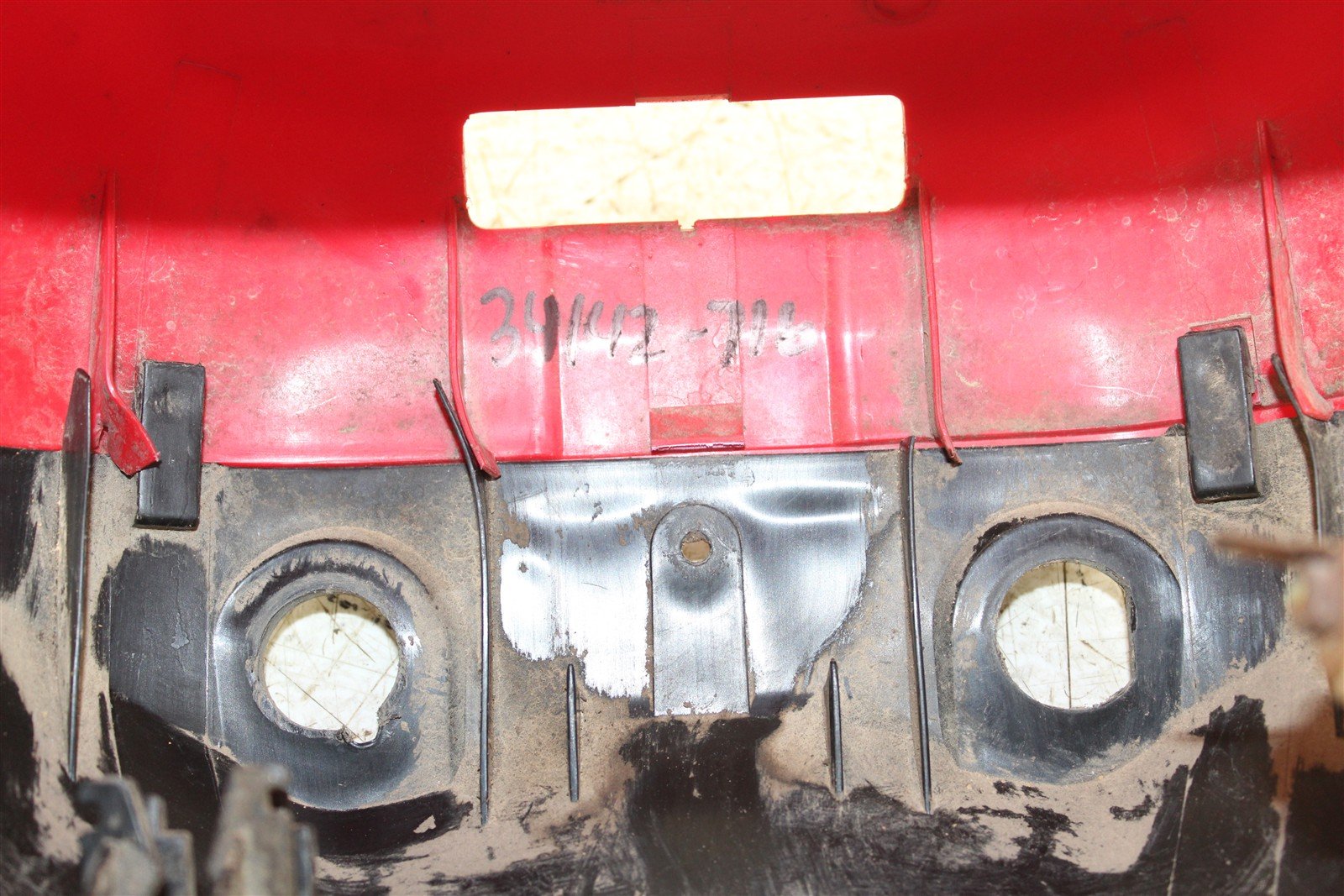 2001 Polaris Sportsman 400 4x4 Headlight Housing Speedometer Mount Cover 34142