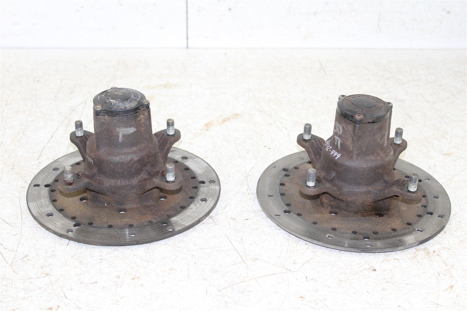 2001 Polaris Sportsman 400 4x4 Front Hubs Brake Rotors Set 34142