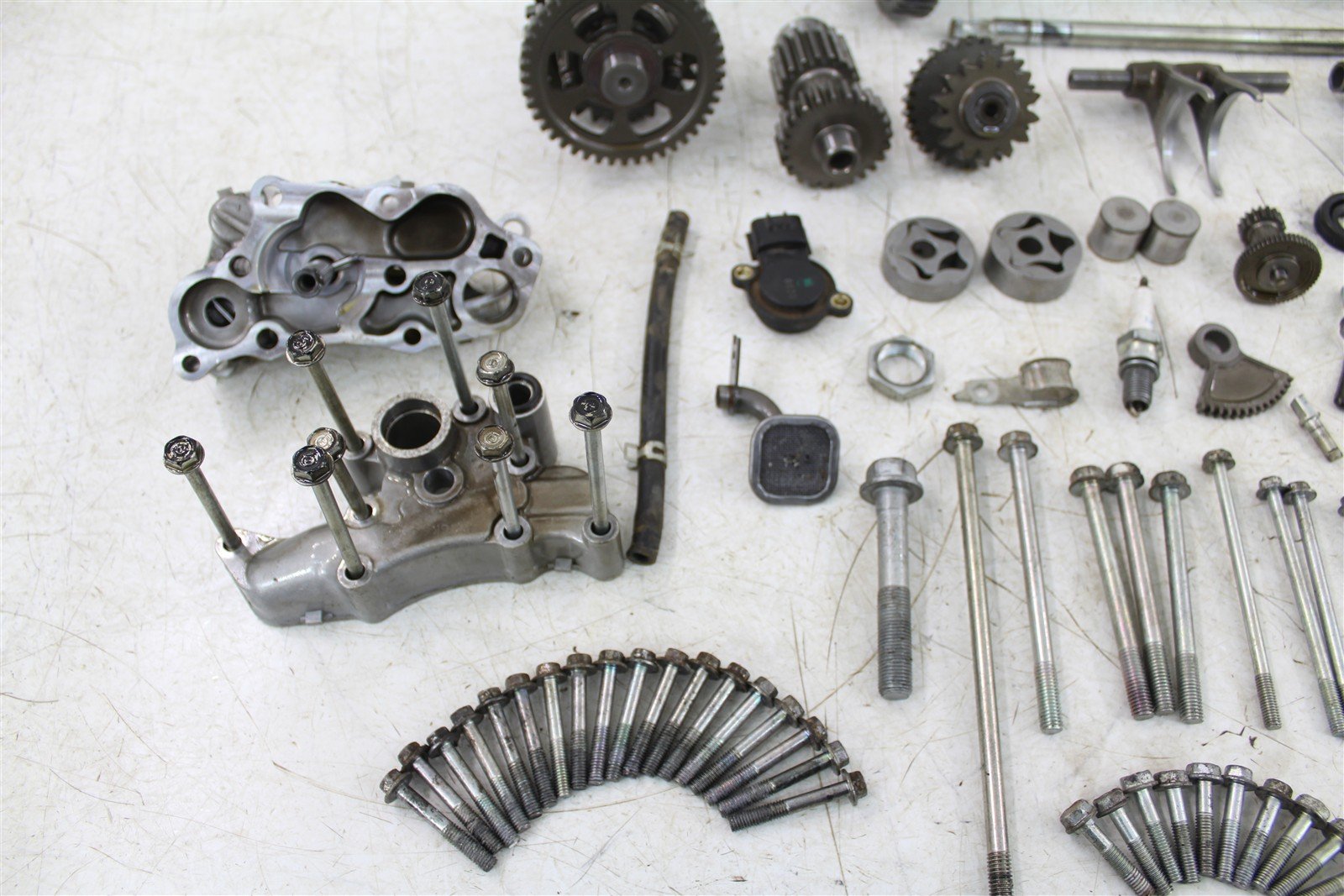 2007 Honda Foreman Rubicon TRX 500 FA Transmission Gears Shift Shaft Forks Drum