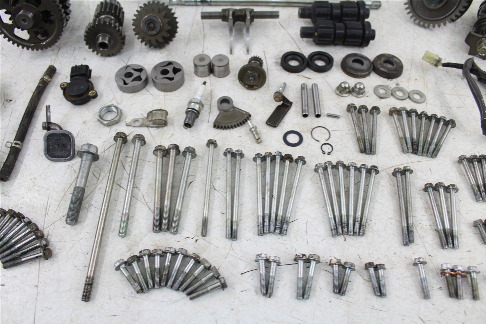 2007 Honda Foreman Rubicon TRX 500 FA Transmission Gears Shift Shaft Forks Drum