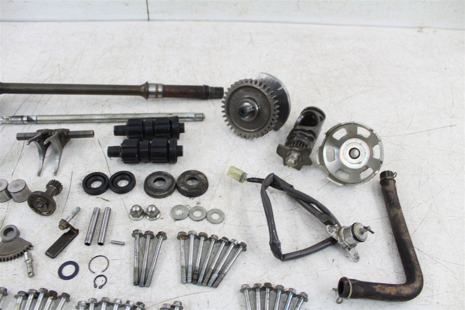 2007 Honda Foreman Rubicon TRX 500 FA Transmission Gears Shift Shaft Forks Drum