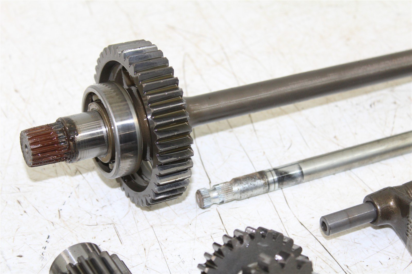 2007 Honda Foreman Rubicon TRX 500 FA Transmission Gears Shift Shaft Forks Drum