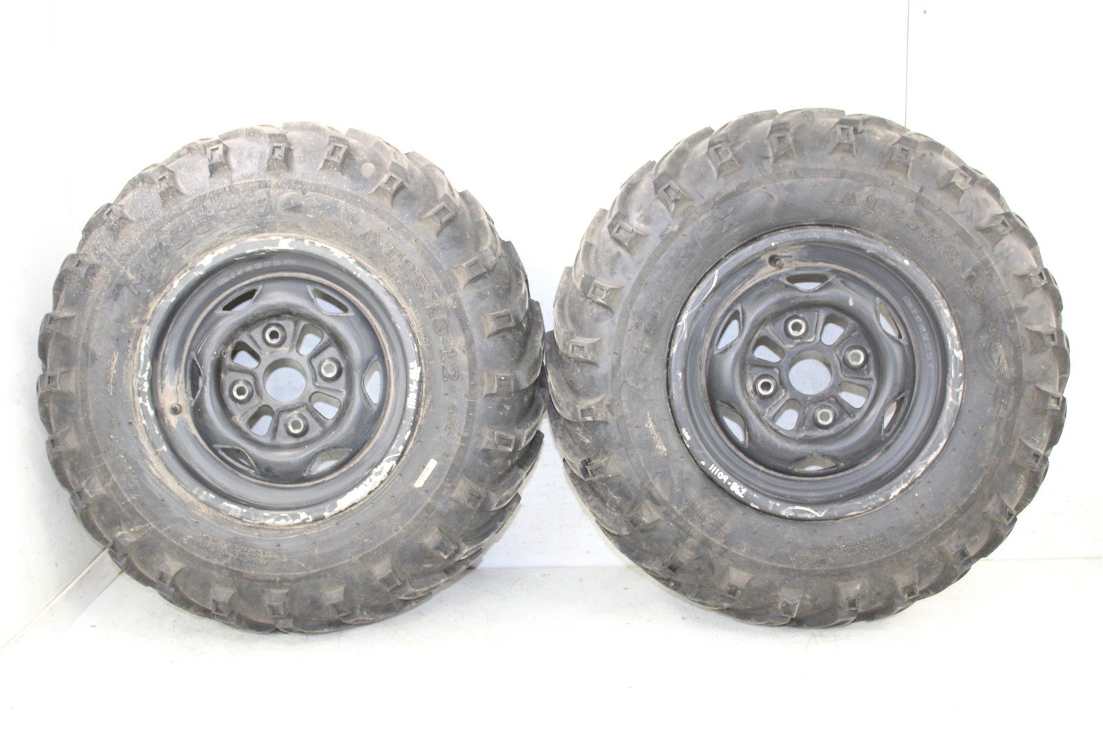 2007 Honda Foreman Rubicon TRX 500 FA Front Wheel Set Rims