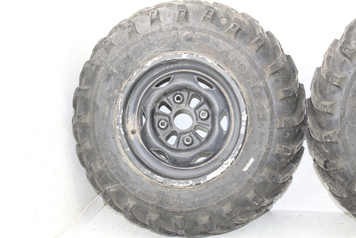 2007 Honda Foreman Rubicon TRX 500 FA Front Wheel Set Rims