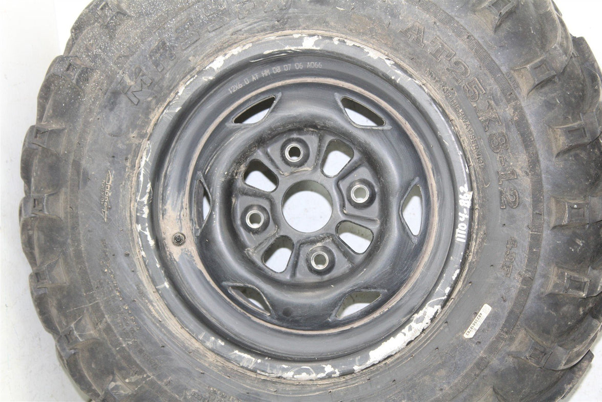 2007 Honda Foreman Rubicon TRX 500 FA Front Wheel Set Rims