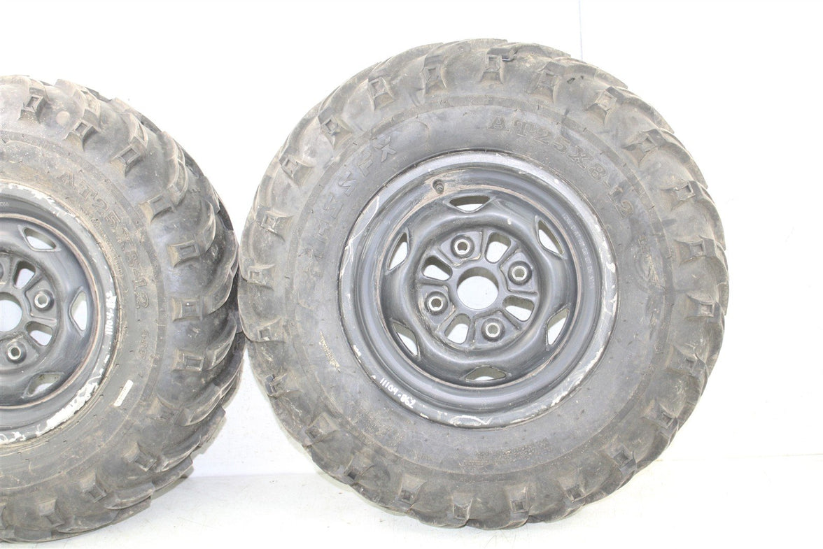 2007 Honda Foreman Rubicon TRX 500 FA Front Wheel Set Rims