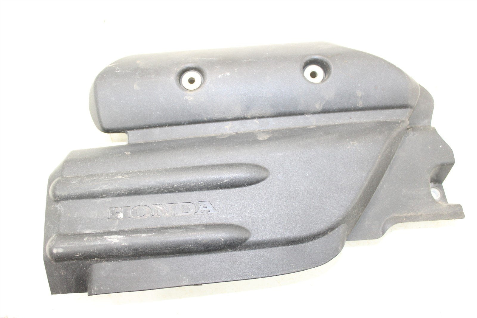 2007 Honda Foreman Rubicon TRX 500 FA Left Side Engine Cover Plastic w/ Mount